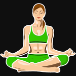 Yoga for weight loss  icon
